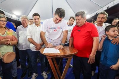 notícia: Governo do Estado garante mais 5 quilômetros de asfalto para Igarapé-Miri