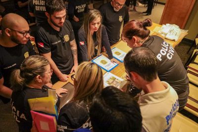 notícia: Polícia Civil do Pará cumpre 34 mandados de prisão contra crimes cibernéticos em SP