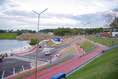 notícia: Obra em parceria entre Estado e município, nova orla de Breu Branco recebe o Prêmio TCMPA de Boas Práticas