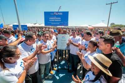 galeria: Governador Helder Barbalho inaugura Ponte sobre o Rio Fresco em São Félix do Xingú