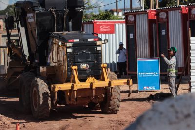notícia: Obras de macrodrenagem no canal do Bengui avançam e já beneficiam moradores