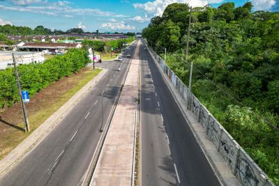 notícia: Avenida Ananin completa um ano de melhoria na mobilidade da Região Metropolitana de Belém 