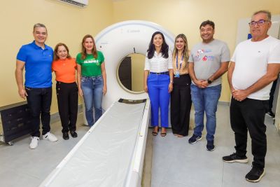 notícia: Estado adquire e entrega o primeiro tomógrafo da rede de saúde pública em Salinópolis