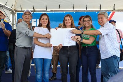 notícia: 'Caravana do Asfalto' garante pavimentação em vias de Marapanim e Santa Maria do Pará 