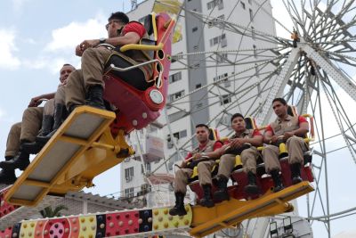 notícia: Corpo de Bombeiros vistoria Arraial de Nazaré e Parque Ita para garantir a segurança dos frequentadores