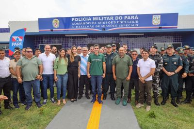 notícia: Estado amplia segurança em Castanhal com a entrega do 3º Batalhão de Missões Especiais