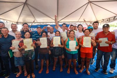 notícia: Governo do Pará entrega mais de 400 títulos de terra para famílias de Augusto Corrêa