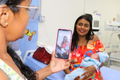 notícia: Primeiro bebê a nascer em 2024 na Santa Casa é do município de Garrafão do Norte