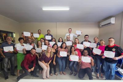 notícia: Escola Técnica Dr. Celso Malcher promove formação para professores sobre novas tecnologias