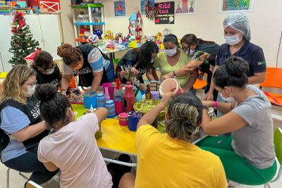 notícia: Hospital Octávio Lobo lança projeto 'Mãos Arteiras'