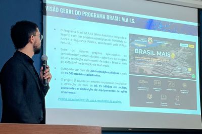 notícia: Peritos criminais recebem treinamento sobre plataforma de imagens de satélite 