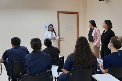 notícia: Estudantes de Medicina são integrados ao Programa de Ensino do Hospital Abelardo Santos