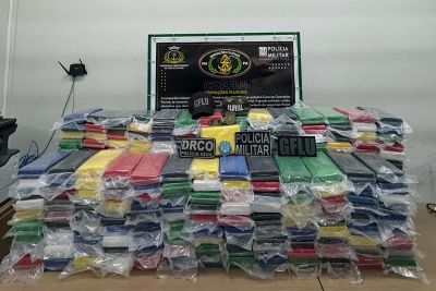 notícia: Forças de Segurança atuam na apreensão de 300 tabletes de entorpecentes