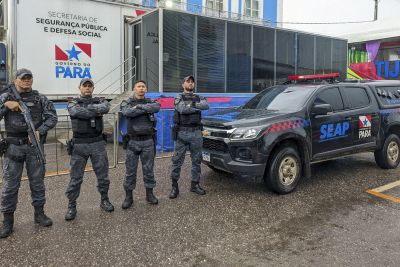 notícia: Em Cametá, no Baixo Tocantins, Seap participa da Operação Carnaval 2024