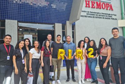 notícia: Fundação Hemopa recebe novos residentes da área da saúde em 2024
