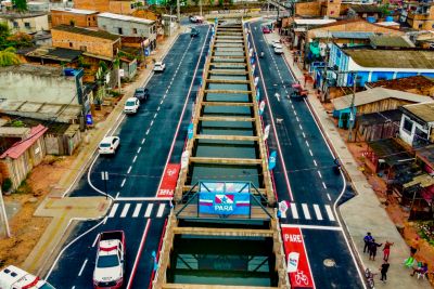 notícia: Em Belém, Estado investe na macrodrenagem de canais e beneficia 500 mil habitantes