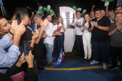 notícia: Em Belém, Governo do Pará entrega praça do Arame completamente reconstruída