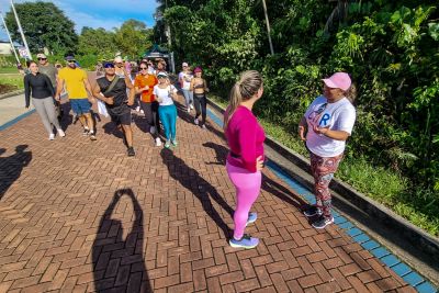 notícia: CIIR leva "Programa de Qualidade de Vida" ao Parque do Utinga e incentiva a população a combater o sedentarismo