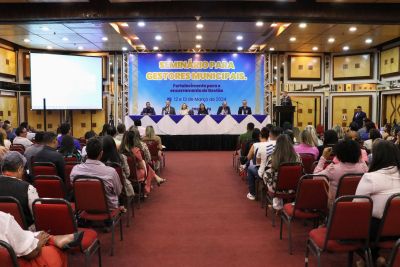 notícia: Sespa participa do evento da Cosems/PA com gestores de saúde sobre encerramento da gestão 2024