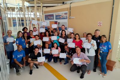 notícia: Moradores de Terra Firme Concluem Curso de Agentes Ambientais da Semas