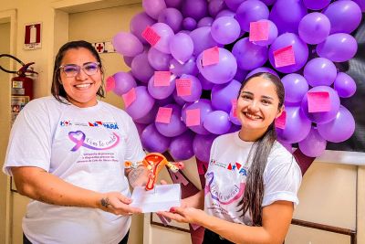notícia: Com ‘Março Lilás’, Hospital Ophir Loyola conscientiza sobre câncer de colo de útero