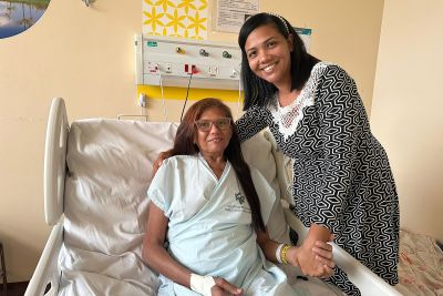 notícia: Acolhimento no Hospital Regional de Castanhal ameniza a distância dos filhos 