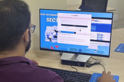 notícia: Sectet realiza cursos de ensino a distância para a população paraense 