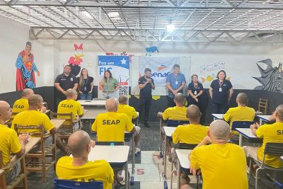 notícia: Internos de unidade da Seap recebem certificação em Relações Interpessoais 