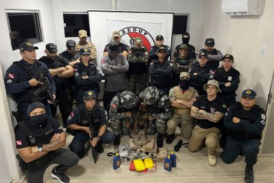 notícia: Fiscalização da Base Fluvial de Antônio Lemos apreende 30 kg de entorpecentes