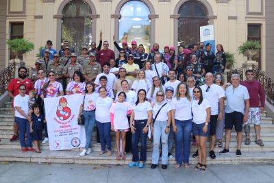 notícia: Semana Estadual de Doação de Leite Materno encerra com Passeio Motociclístico