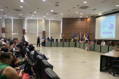 notícia: Seaster realiza seminário que discute o enfrentamento à violência contra a mulher  
