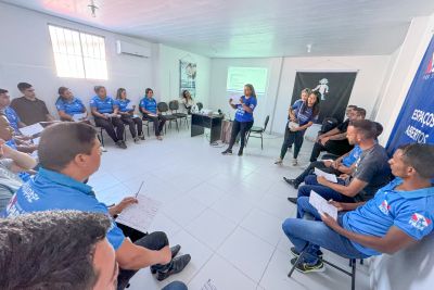 notícia: Capacitação de servidores marca início das atividades na Unidade de Inclusão Social, em Mocajuba  