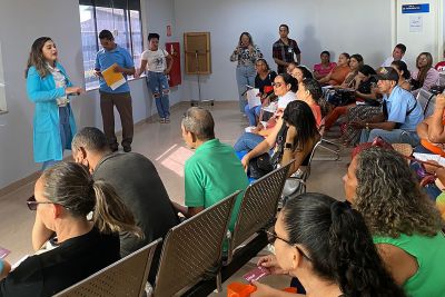 notícia: Hospital Regional do Leste incentiva doação de sangue entre usuários e acompanhantes