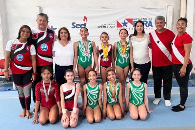 notícia: Com apoio do governo do Pará, ginastas se classificam para o JEB’s