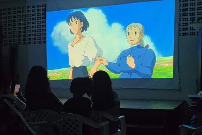 notícia: 'Cinema com Pipoca' une arte e conhecimento em escola da rede pública estadual