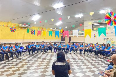 notícia: Segup discute masculinidade tóxica com jovens em rodas de conversa