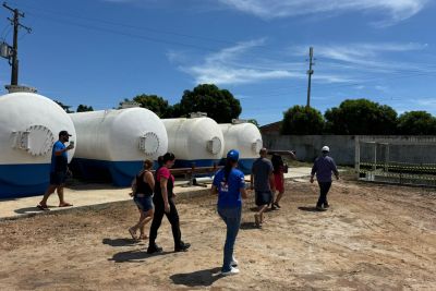 notícia: Cosanpa atende mais de 500 moradores com ação em Belém
