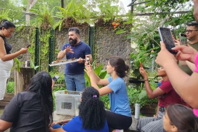 notícia: Alunos do Instituto Federal do Maranhão visitam Mangal das Garças, em Belém