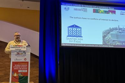 notícia: Santa Casa apresenta resultados de pesquisas em Congresso Internacional