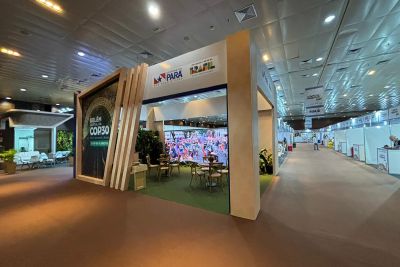 notícia: COP 30 é destaque em estande do Governo na Caravana Federativa