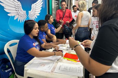 notícia: Hemopa realiza gincana ‘Aluno Sangue Bom’ e mobiliza estudantes do Cetam