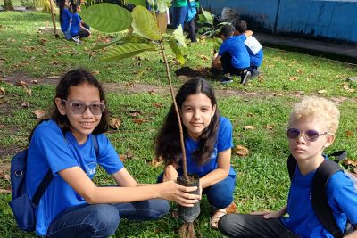 notícia: Escola do Bengui tem projeto sustentável e concorre ao Prêmio Liga Steam 2024