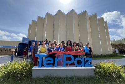 notícia: Comitiva de mulheres líderes comunitárias de vários Estados conhecem Usinas da Paz