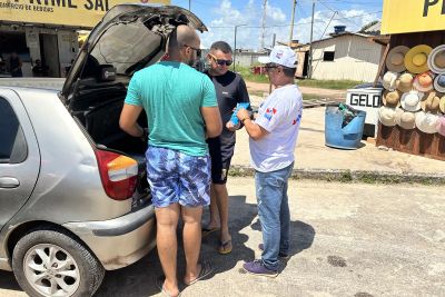 notícia: Nas praias de Salinópolis, Sespa conscientiza sobre prevenção a infecções sexualmente transmissíveis