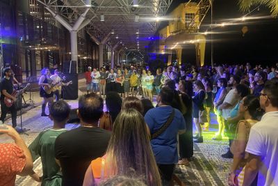 notícia: Atrações do 'Rock na Orla' animam o público na Estação das Docas