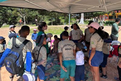 notícia: Educação ambiental marca programação do Ideflor-Bio na APA Marajó