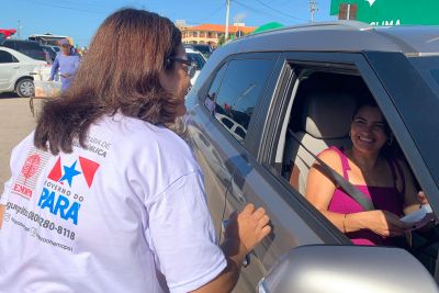 notícia: Hemopa realiza ação de divulgação e incentivo a doação de sangue em Salinópolis