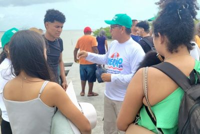 notícia: Ideflor-Bio realiza ações de educação ambiental na Área de Proteção Algodoal-Maiandeua