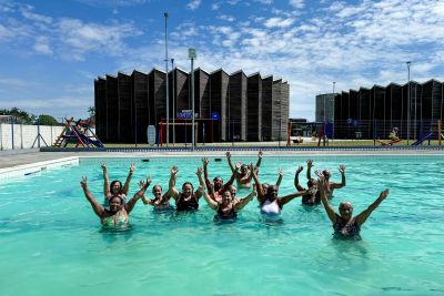 notícia: Idosos aprovam atividades da colônia de férias na Usina da Paz Cabanagem