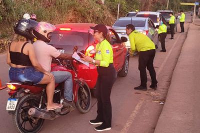 notícia: Ações educativas do Detran alertam sobre risco de acidentes em Mosqueiro e Santarém 